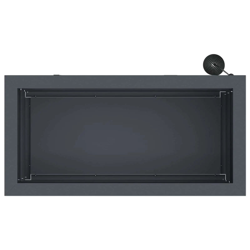 Garden Planter with LED 2 pcs Antracite 30 x 60 x 30 cm Steel