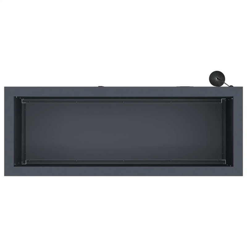 Garden Planter with LED Antracite 30 x 80 x 30 cm Steel