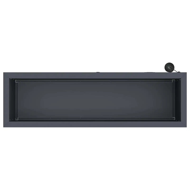 Garden Planter with LED 2 pcs Antracite 30 x 100 x 30 cm Steel