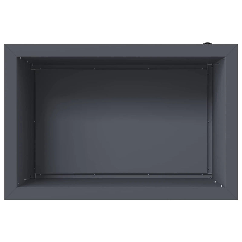 Garden Planter with LED 2 pcs Antracite 40 x 60 x 40 cm Steel
