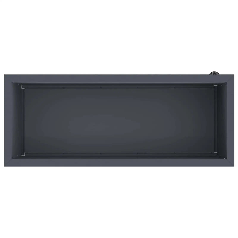 Garden Planter with LED 2 pcs Antracite 40 x 100 x 40 cm Steel