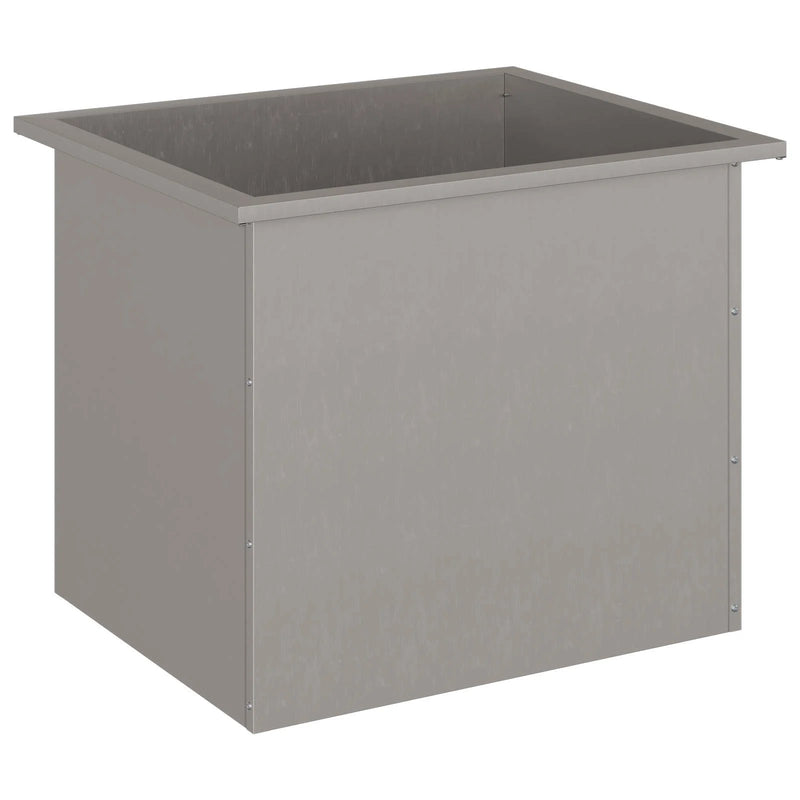 Garden Planter with LED Rusty 50 x 60 x 48 cm Weathering Steel