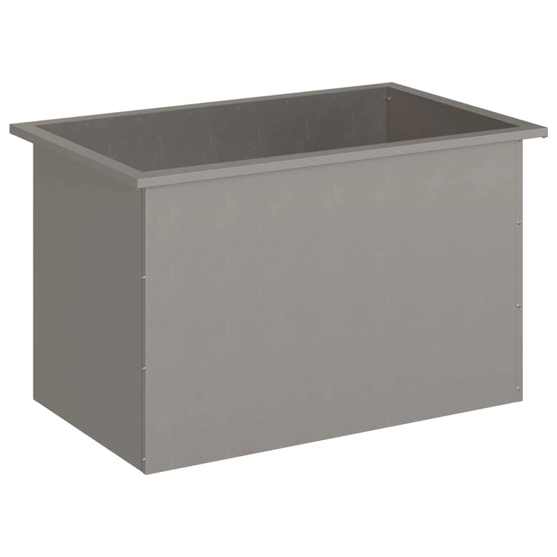 Garden Planter with LED Rusty 50 x 80 x 48 cm Weathering Steel