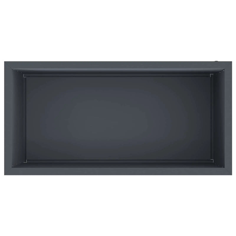 Garden Planter with LED 2 pcs Antracite 50 x 100 x 48 cm Steel