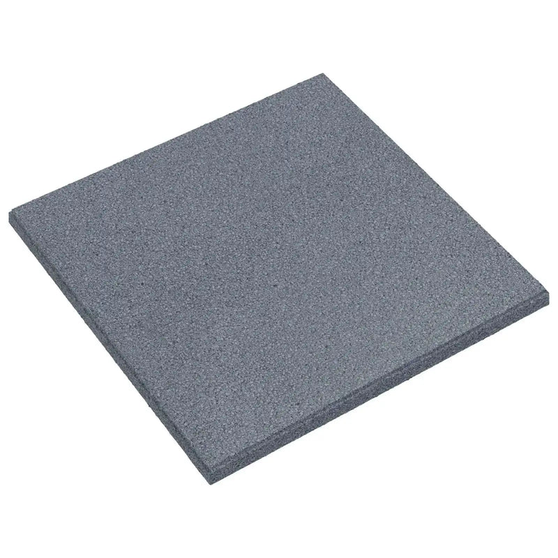 Fall Protection Tiles 6 pcs Grey 50 x 50 cm Rubber
