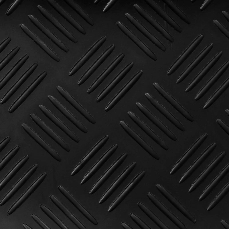 Floor Mat Black 1 x 5 m Rubber