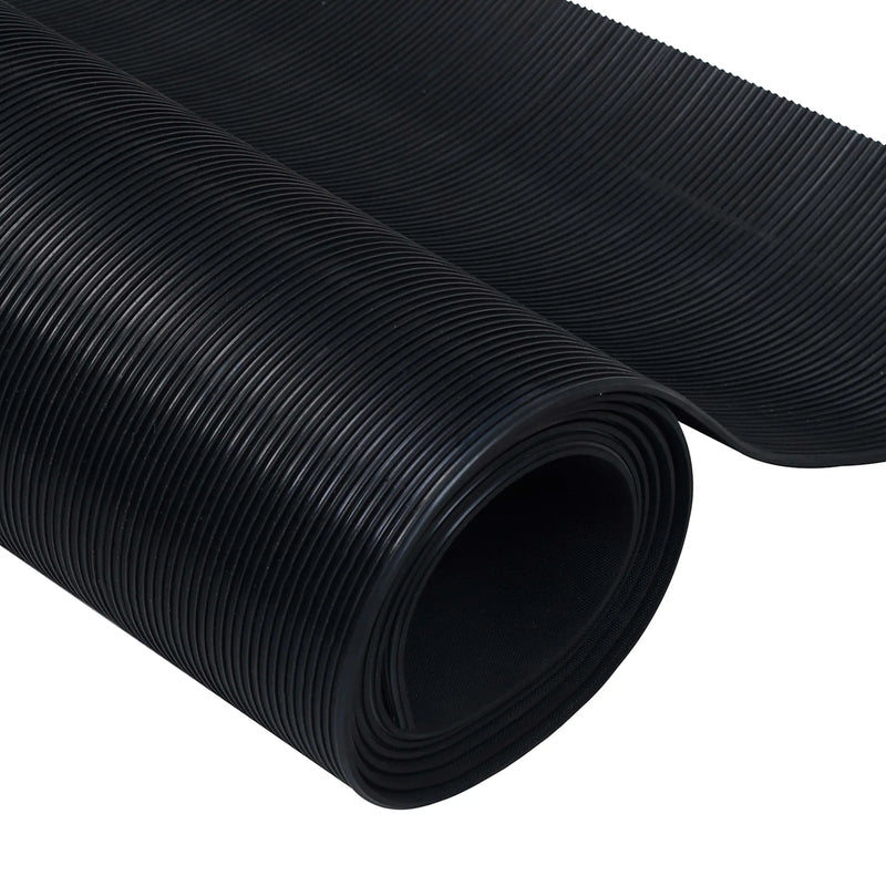Floor Mat Black 1 x 2 m Rubber