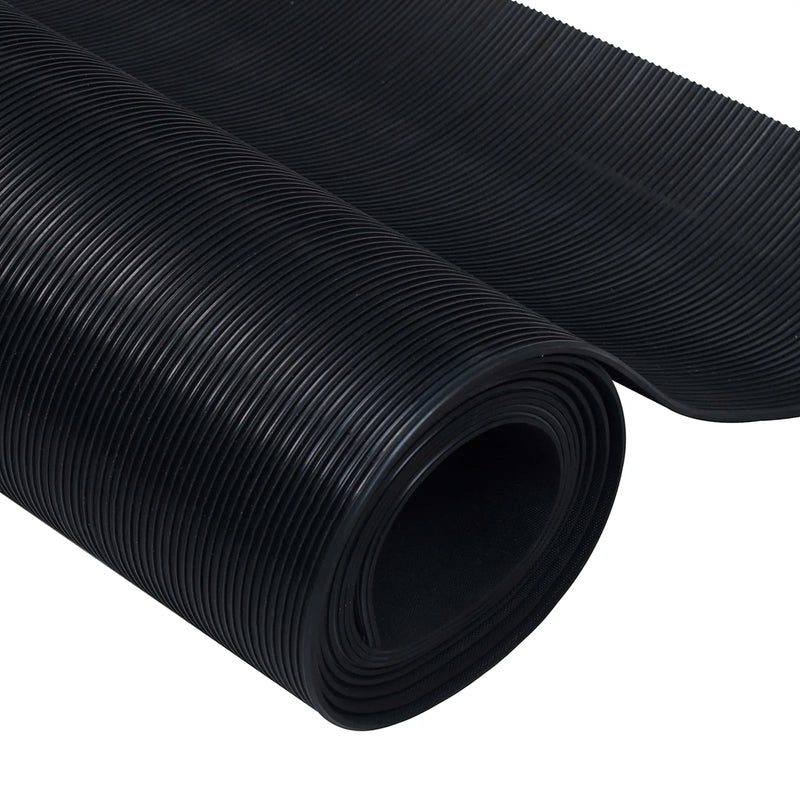 Floor Mat Black 1 x 5 m Rubber