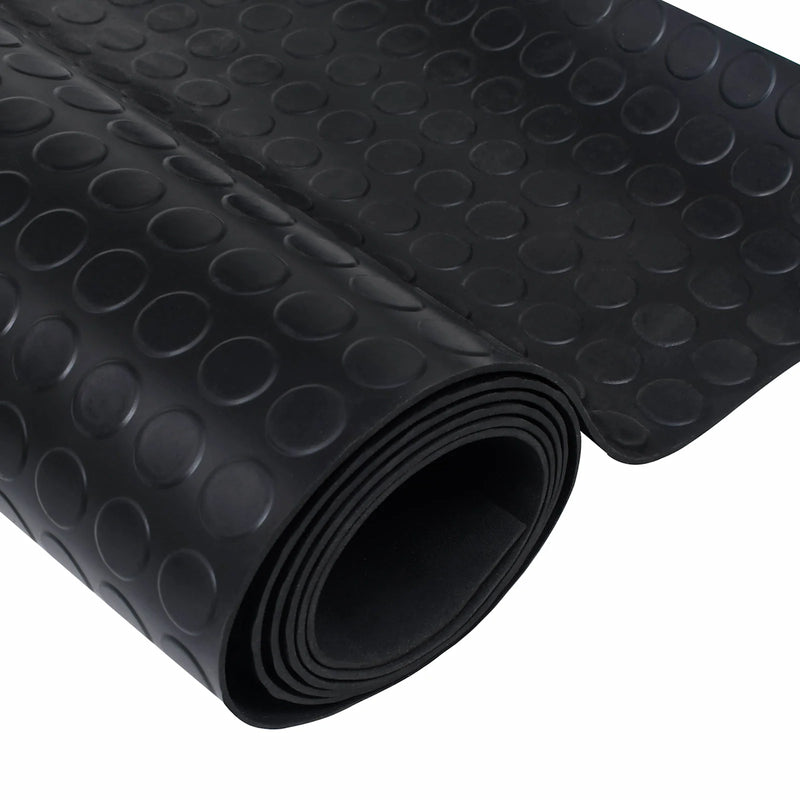 Floor Mat Black 1 x 2 m Rubber