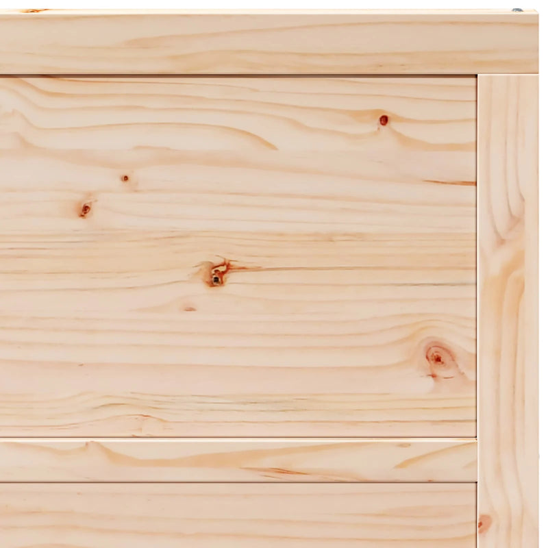 Barn Door Natural 100 x 2,5 x 208 cm Solid Pine Wood