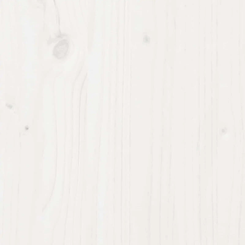 Barn Door White 90 x 2,5 x 208 cm Solid Pine Wood