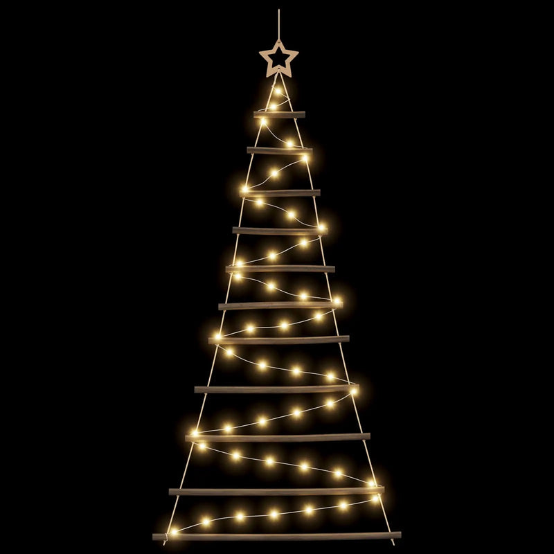 Hanging Christmas Tree 150 cm 80 LEDs Warm White