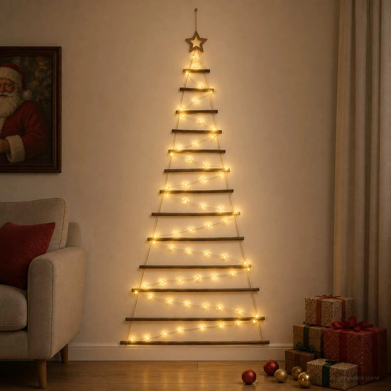 Hanging Christmas Tree 180 cm 100 LEDs Warm White