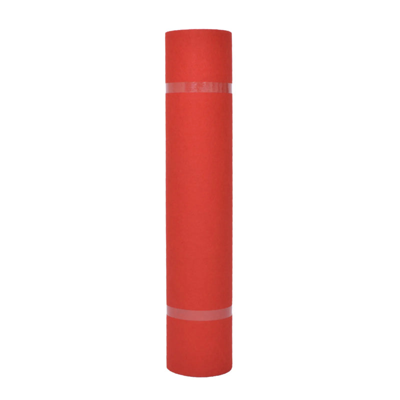 Carpet Plain Red 1 x 24 m Fabric