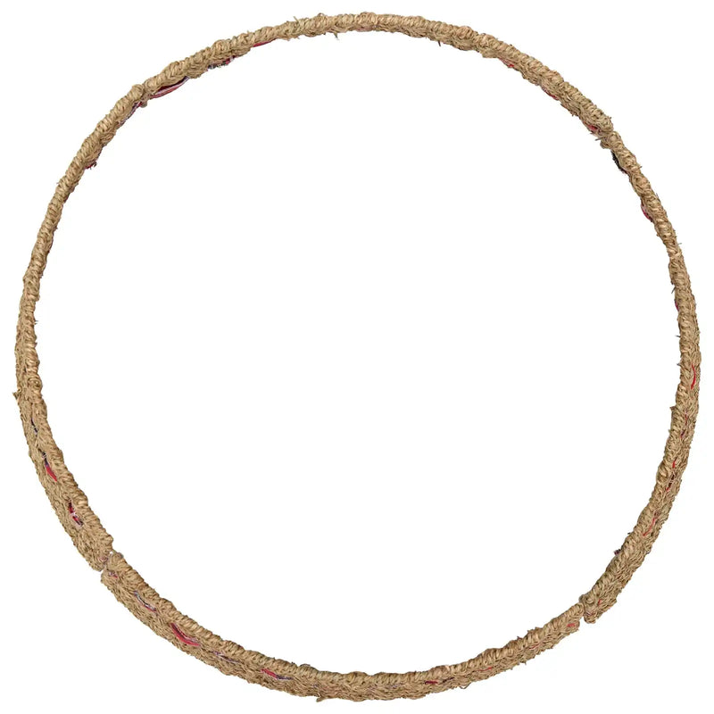 Christmas Tree Collar Round Natural Dia. 75 x 25 cm Seagrass