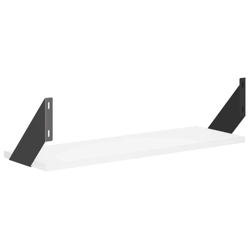 Wall Shelves 2 pcs White 60 x 20 x 17 cm