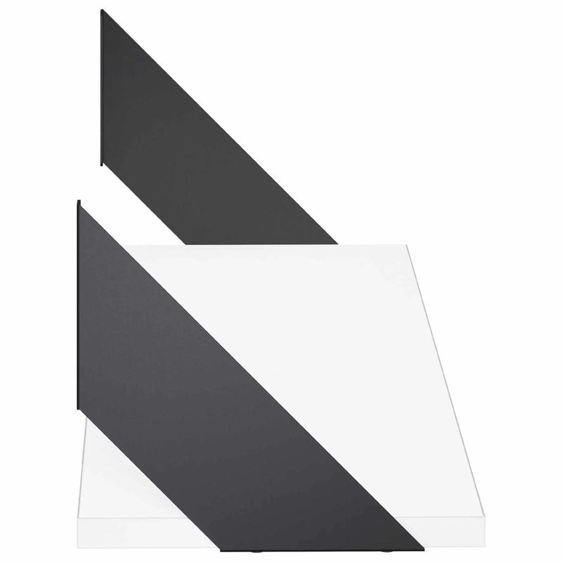 Wall Shelves 2 pcs White 80 x 20 x 17 cm