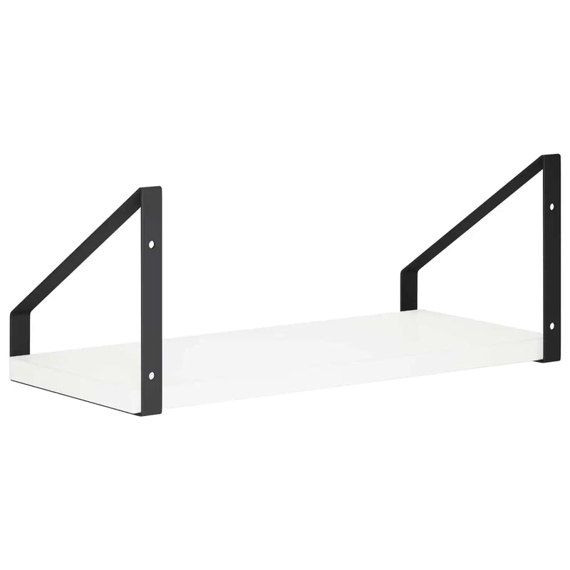 Wall Shelves 2 pcs White 35 x 16 x 15.5 cm