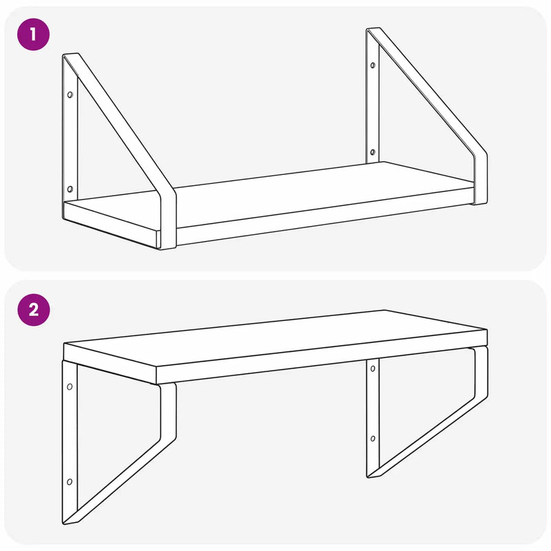 Wall Shelves 2 pcs Sonoma Oak 35 x 16 x 15.5 cm