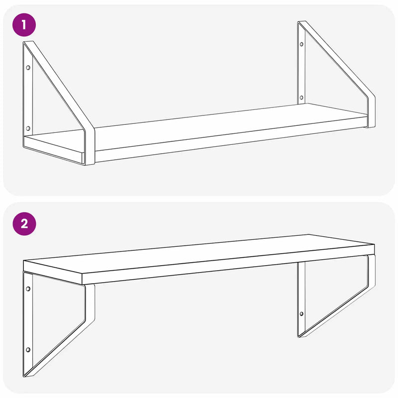 Wall Shelves 2 pcs Sonoma Oak 50 x 16 x 15.5 cm
