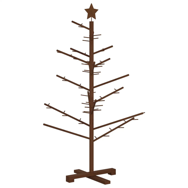 Wooden Christmas Tree KOTKA 125 cm Bamboo and solid pine wood