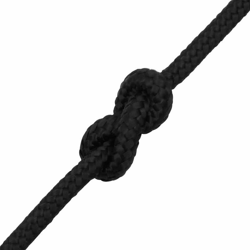 Multipurpose Utility Rope 10 mm 100 m Black PP 645 kg Max Load