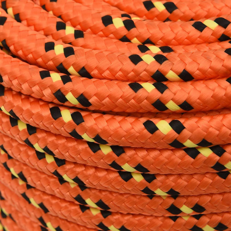 Multipurpose Utility Rope 12 mm 50 m Orange PP 930 kg Max Load