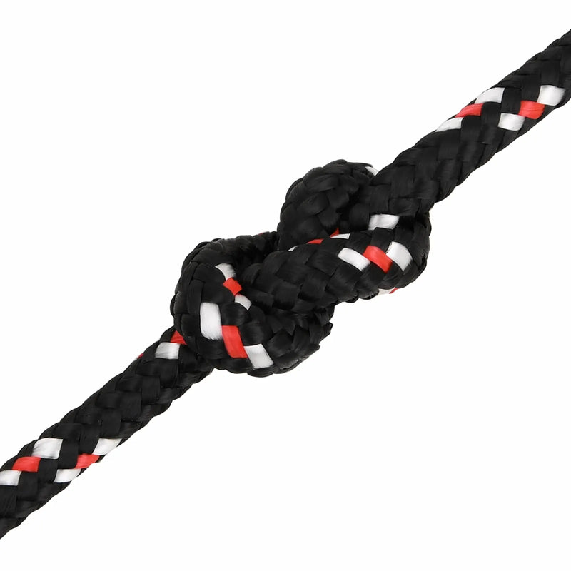 Multipurpose Utility Rope 10 mm 100 m Black and Red PP