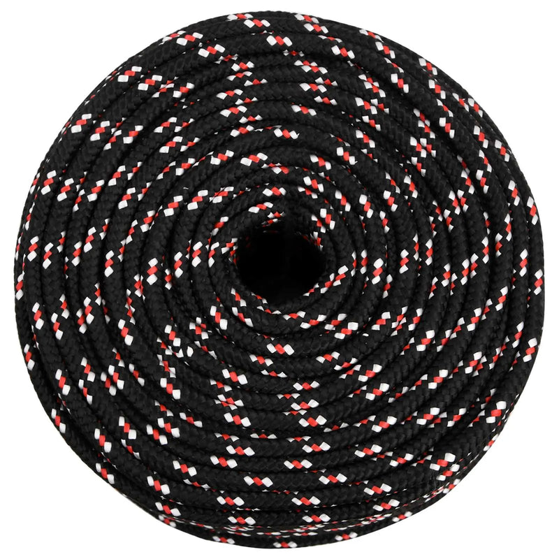 Multipurpose Utility Rope 8 mm 50 m Black and Red PP