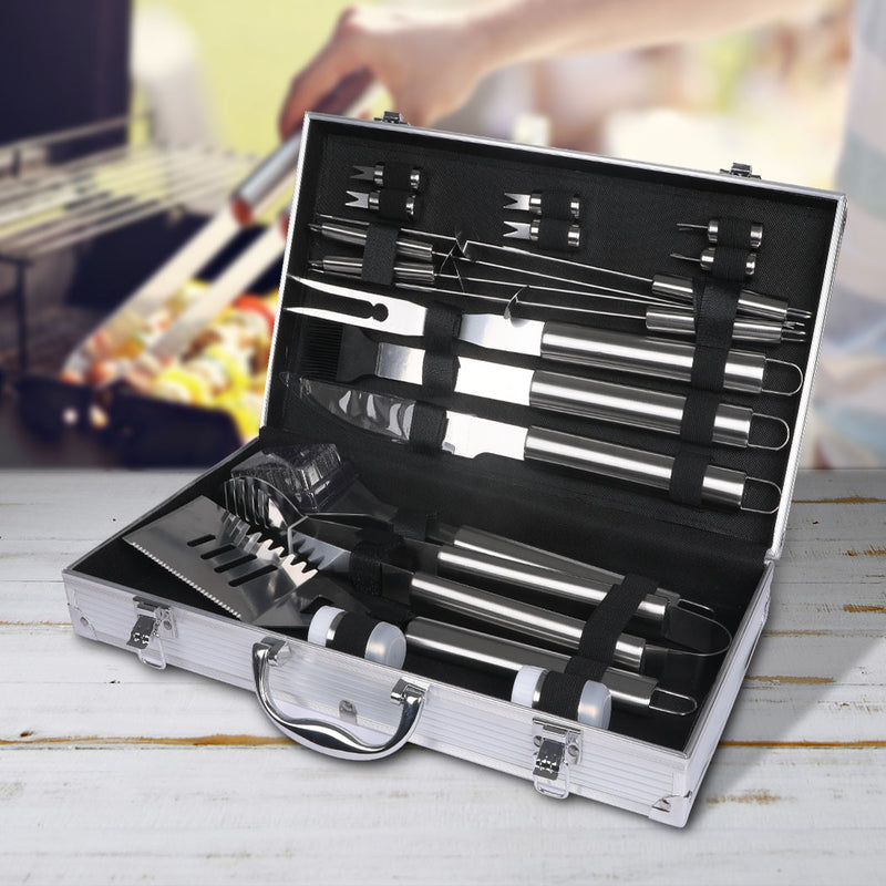 Moyasu 18Pcs BBQ Tool Set Stainless-1954802905827643398