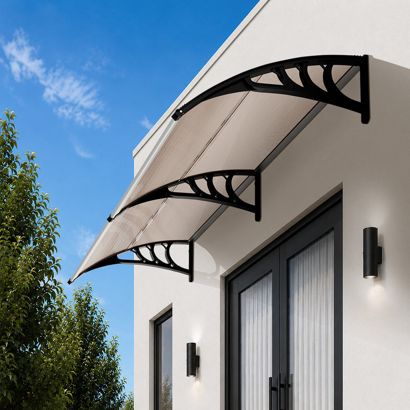 Livsip Window Door Awning Canopy Rain Cover Sun Shield 0.76mx3m