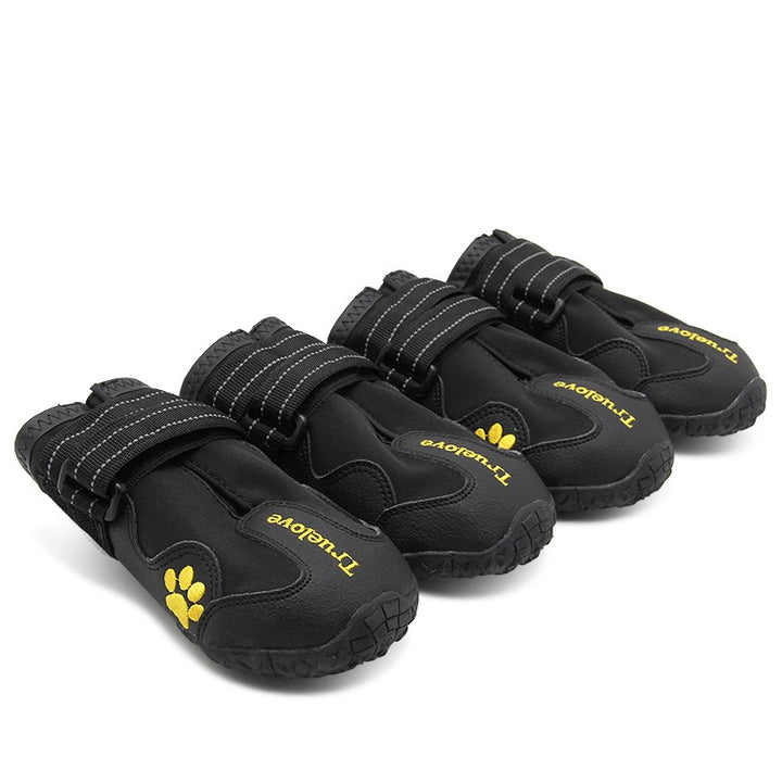 True Love Outdoor Adventure Dog Shoes - Black, Size 4-1962324870830362624