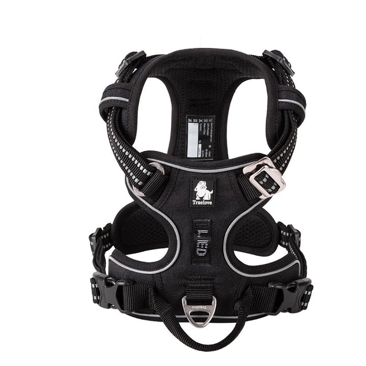 True Love No Pull Explosion Proof Dog Harness - Black, XS-1831155628886855681