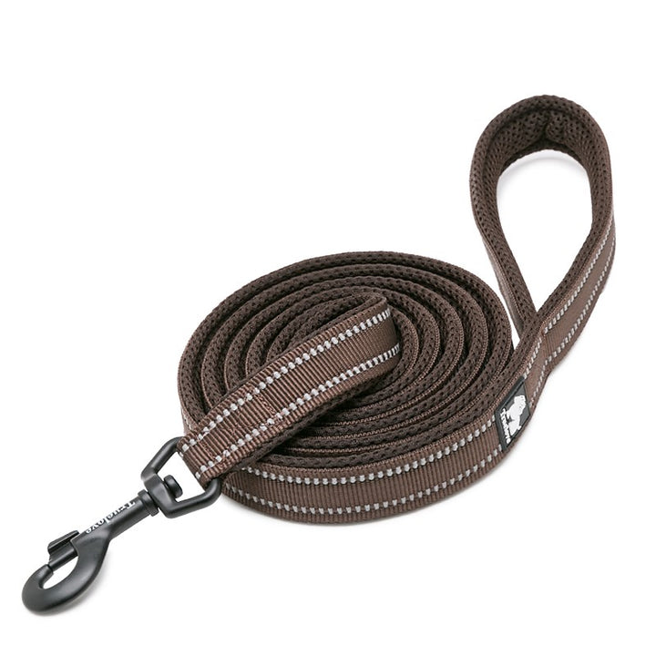 True Love Reflective Pet Leash 2m - Brown, XS-1962324901469753345