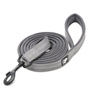 True Love Reflective Pet Leash 2m - Grey, XS-1962324900152741888