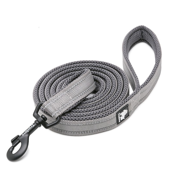 True Love Reflective Pet Leash 2m - Grey, L-1962324900647669760