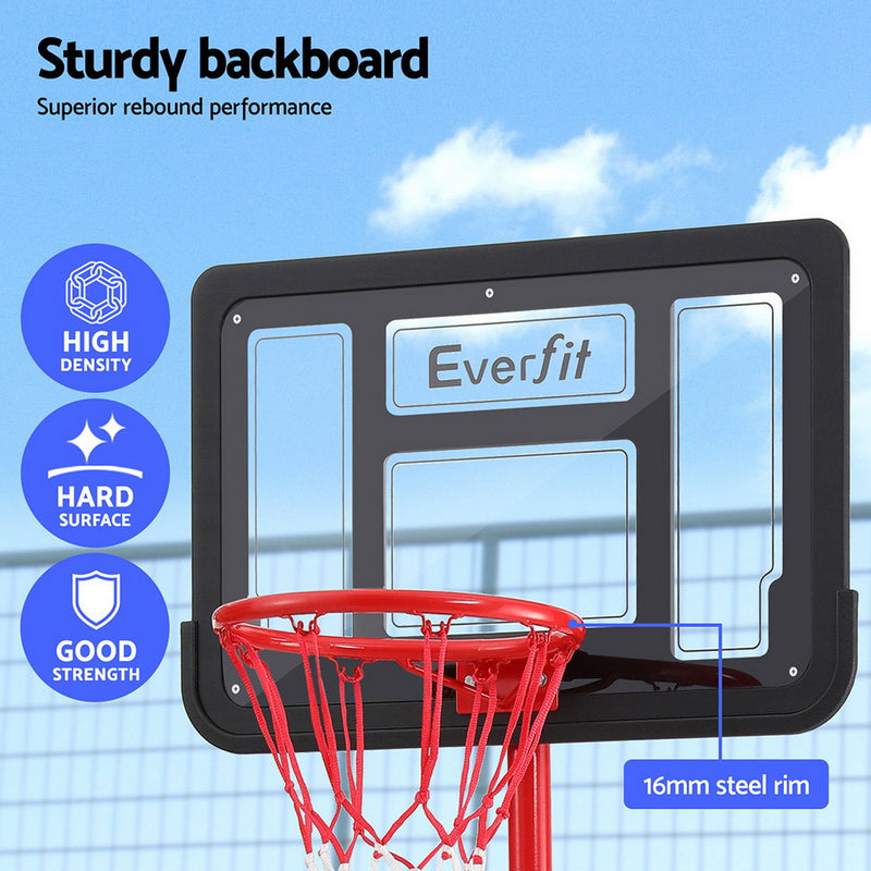 Everfit 1.6M Kids Basketball Hoop Stand System Portable