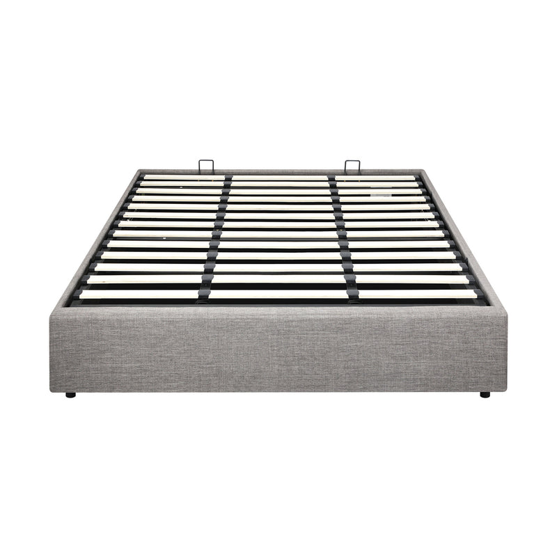 Oikiture Bed Frame King Size Gas Lift Base With Storage