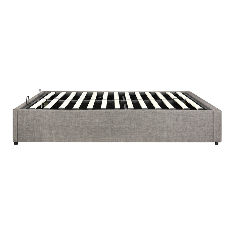 Oikiture Bed Frame King Single Size Gas Lift Base With Storage