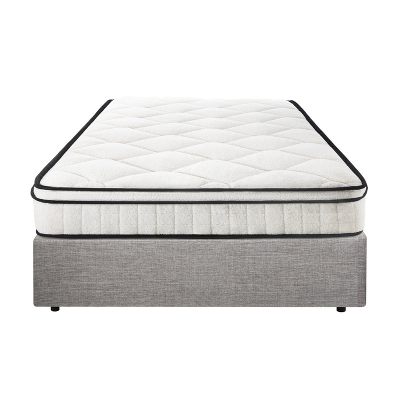 Oikiture Bed Frame King Single Size Storage Platform with Mattress