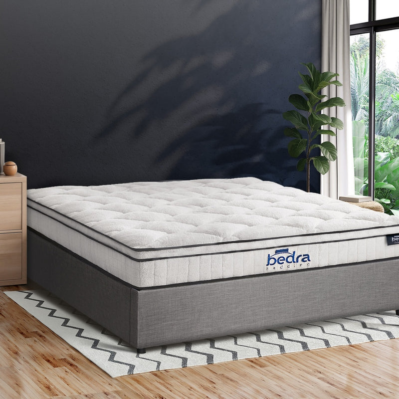 Oikiture Bed Frame Queen Size Storage Platform with Mattress