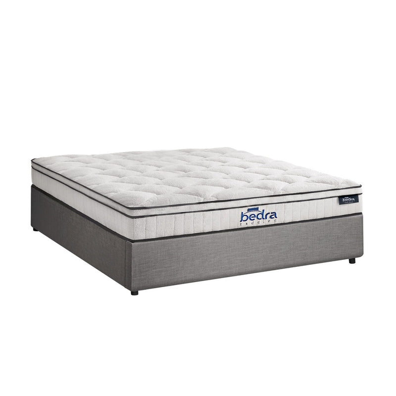 Oikiture Bed Frame Queen Size Storage Platform with Mattress
