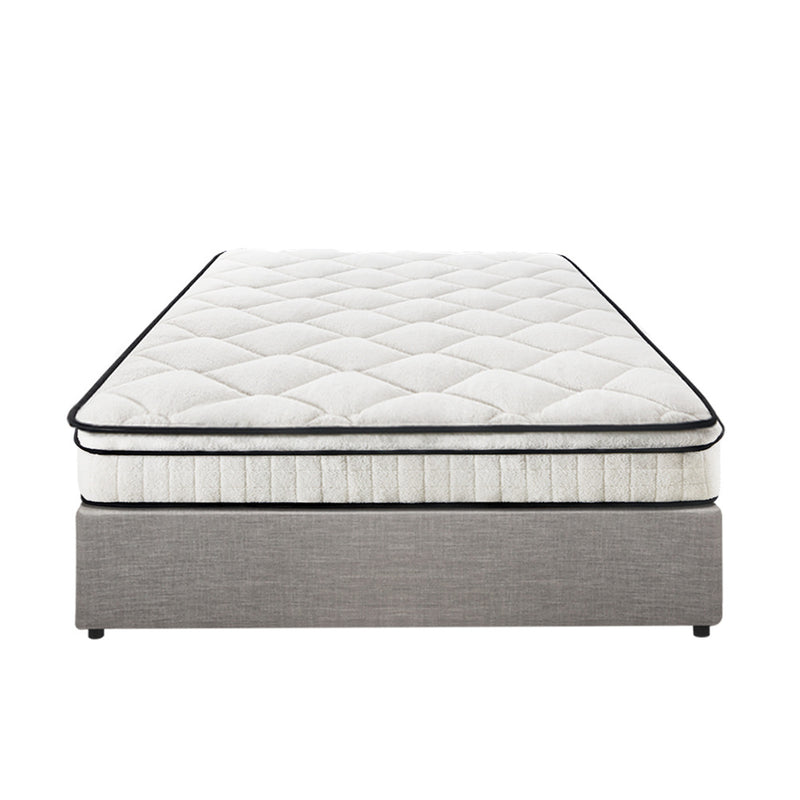 Oikiture Bed Frame Queen Size Storage Platform with Mattress