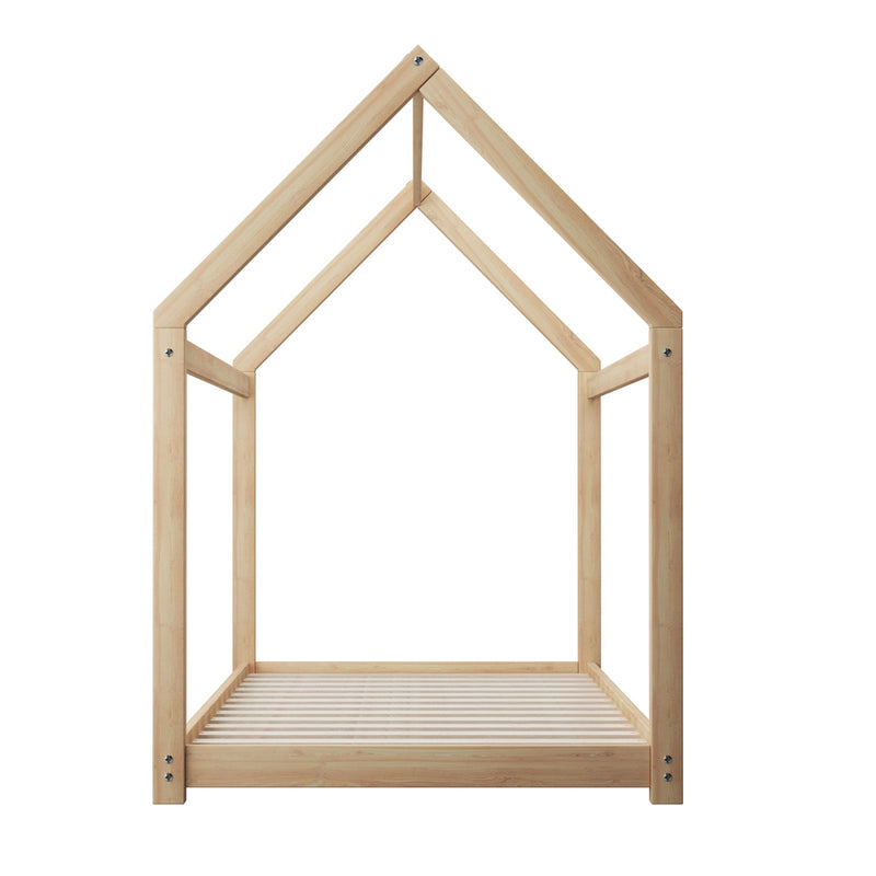 Oikiture Wooden Bed Frame Single Pine Timber Platform