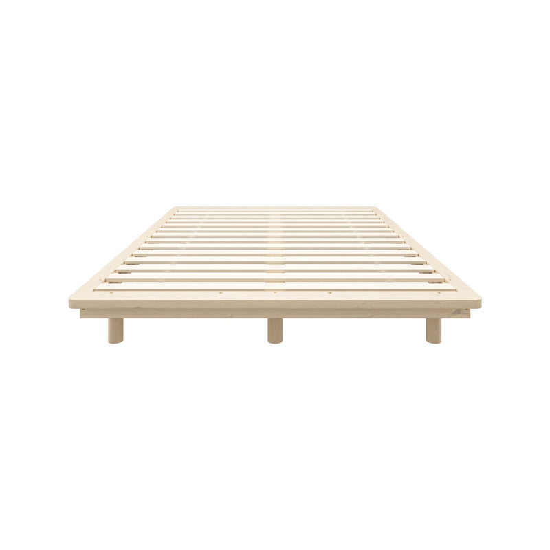 Oikiture Bed Frame Queen Size Wooden Bed Base Timber Platform