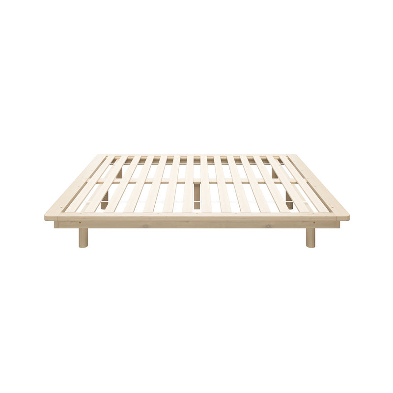 Oikiture Bed Frame Queen Size Wooden Bed Base Timber Platform