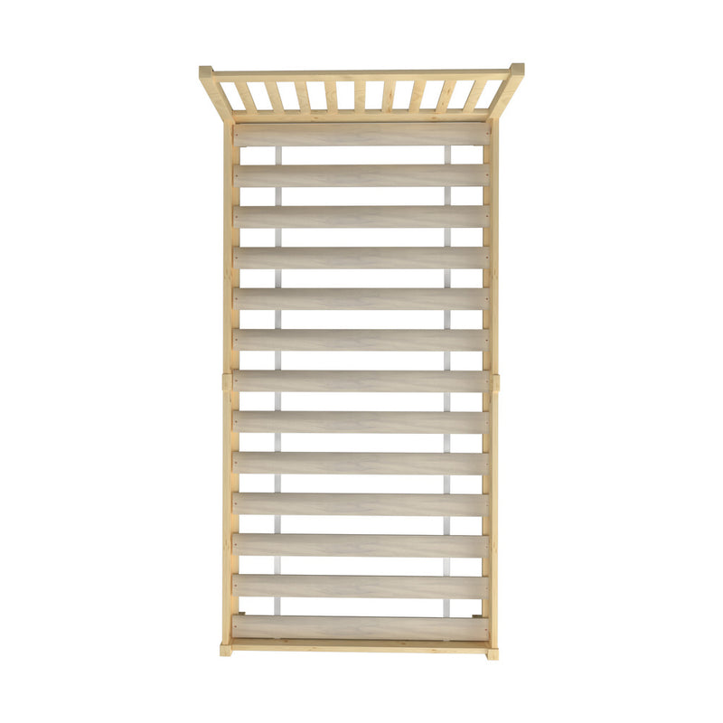 Oikiture Wooden Bed Frame King Single with Headboard