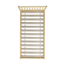 Oikiture Bed Frame Single Size Wooden Kids Bed