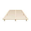 Oikiture Bed Frame Double Size Wooden Bed Base