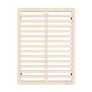 Oikiture Bed Frame Double Size Wooden Bed Base
